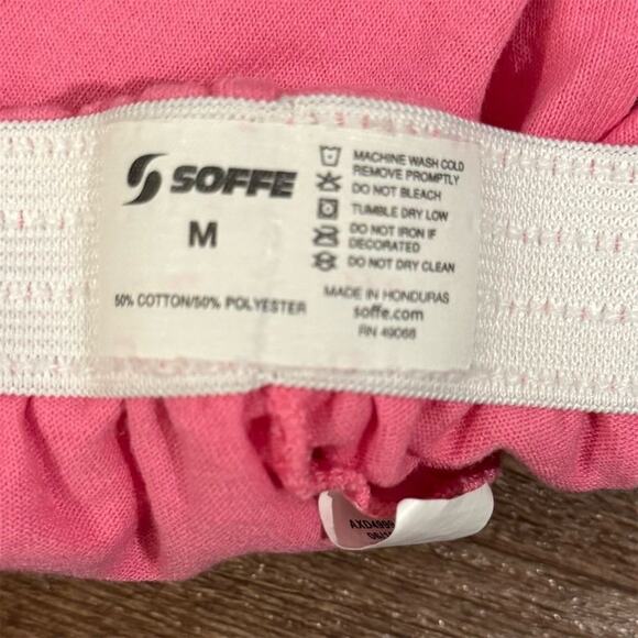 Soffe Pink Athletic Shorts M Activewear Running Walking Gym Workout 3" Inseam - Picture 3 of 6